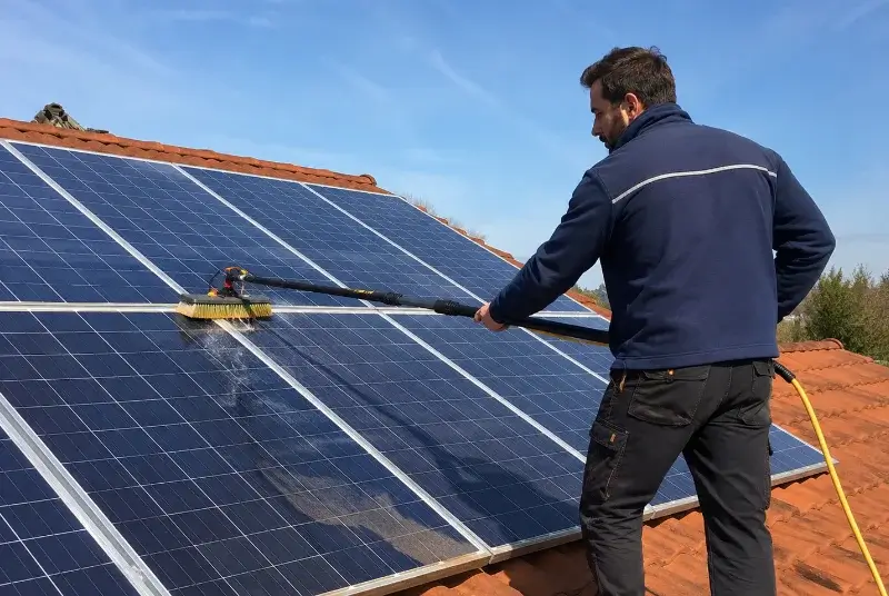 Nettoyage et entretien de panneaux solaires à Chemillé-en-Anjou